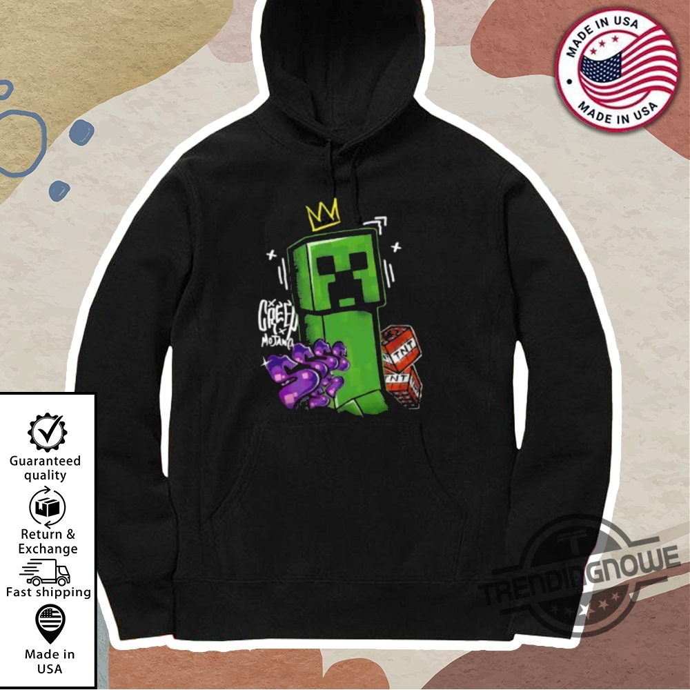 Camiseta Minecraft King Creeper Shirt 11 Camiseta Minecraft King Creeper Shirt