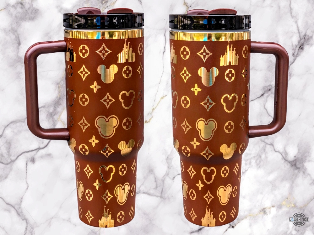 Disney Mickey Mouse Lv Stanley Tumbler Dupe 40Oz 9 Disney Mickey Mouse LV Stanley Tumbler Dupe 40oz