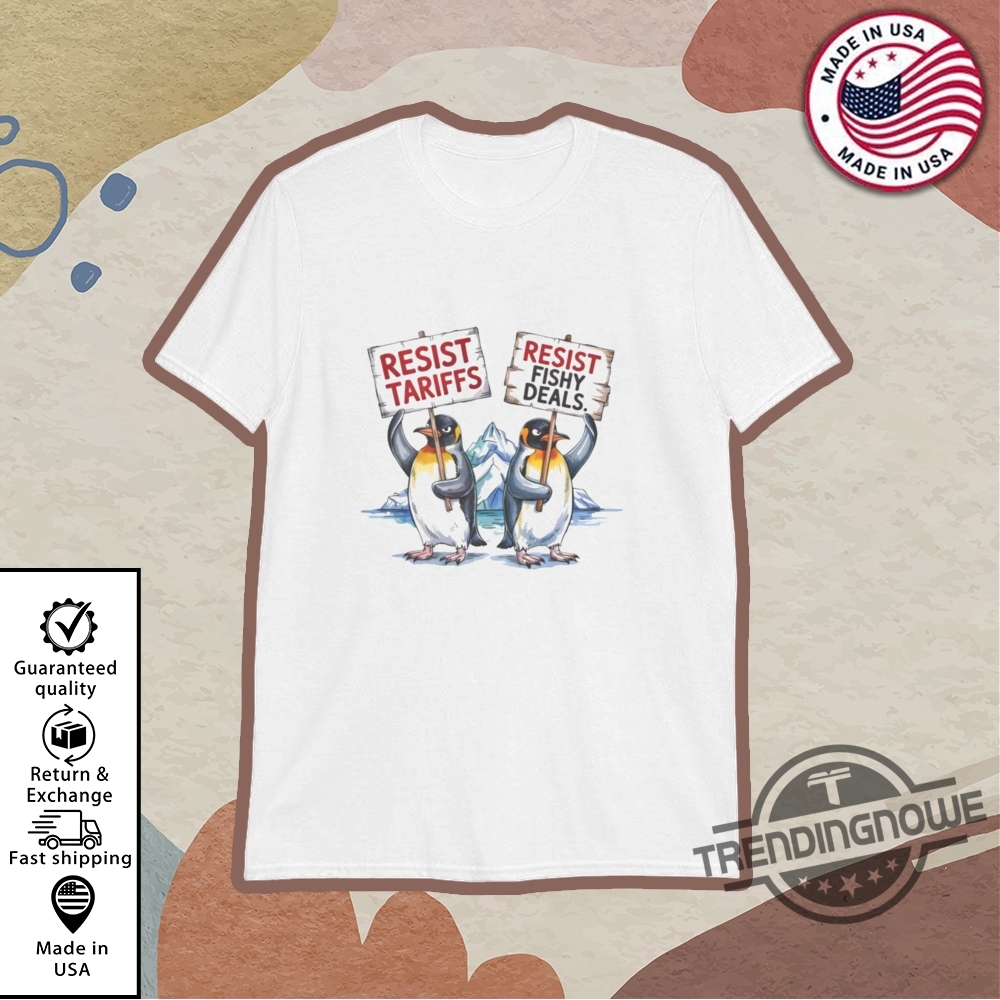 "Top Anti-Trump Shirts: Unique Designs for Political Expression 2023" 3 Anti Tariff Penguins Shirt Anti Trump T Shirt