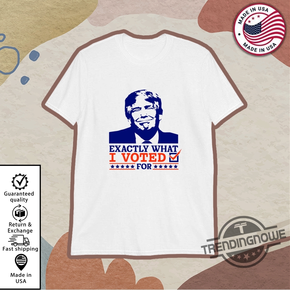 Exactly What I Voted For Trump Shirt trendingnowe 1