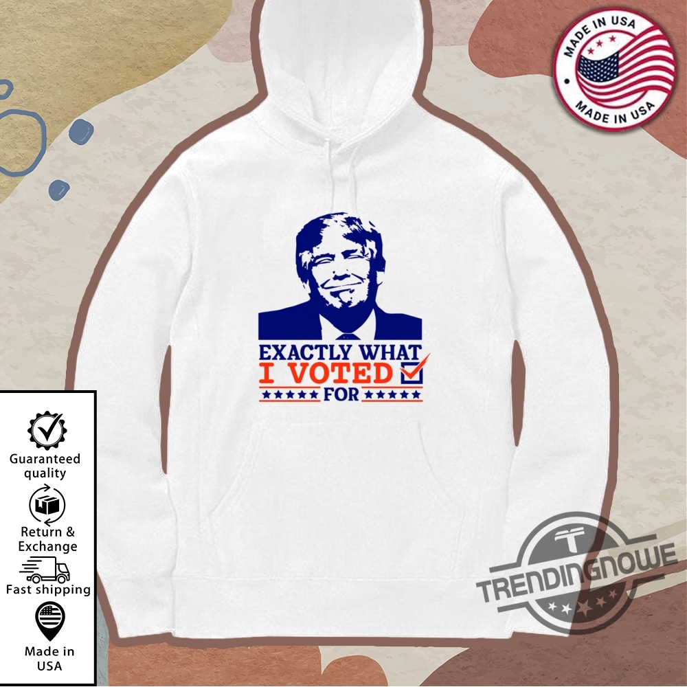 Exactly What I Voted For Trump Shirt 11 Exactly What I Voted For Trump Shirt