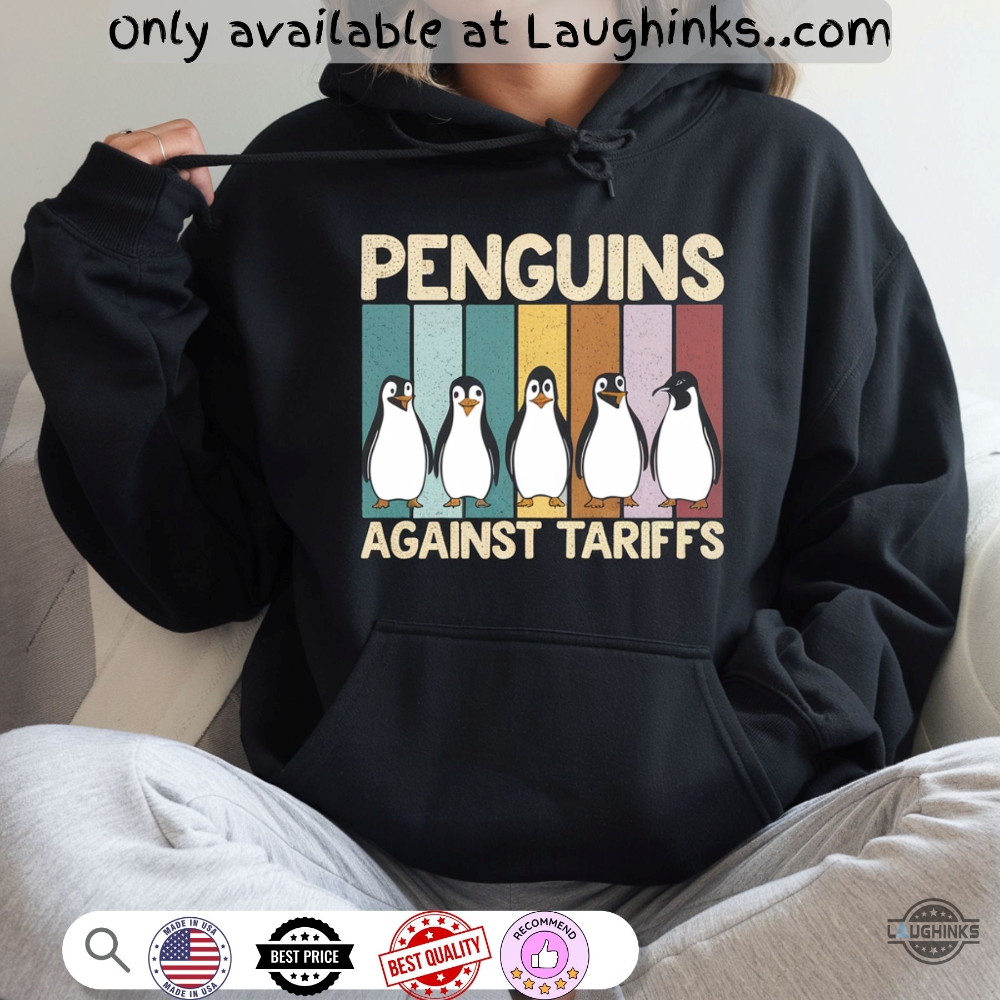 Penguins Against Tariffs Anti Trump Tariffs Shirt 5 Penguins Against Tariffs Anti Trump Tariffs Shirt