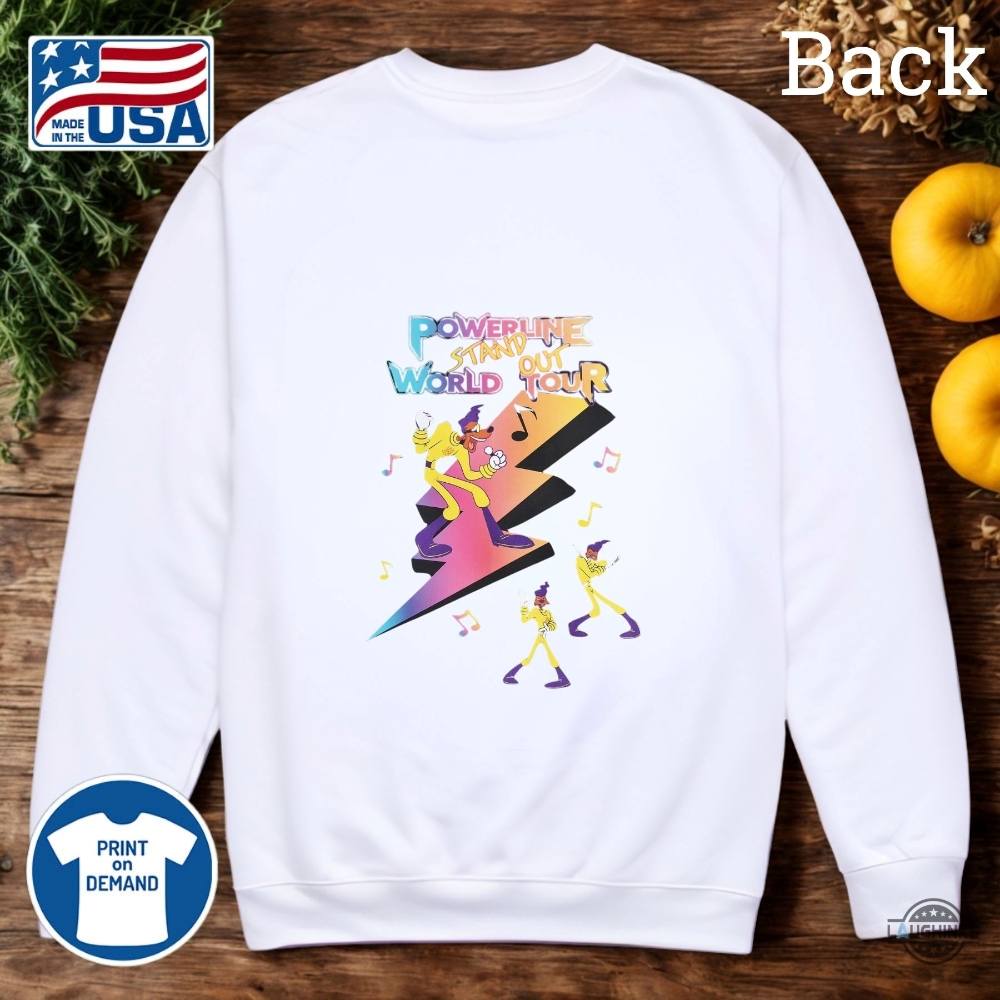 Disney Parks Powerline Goofy Movie Shirt 7 Disney Parks powerline goofy movie shirt