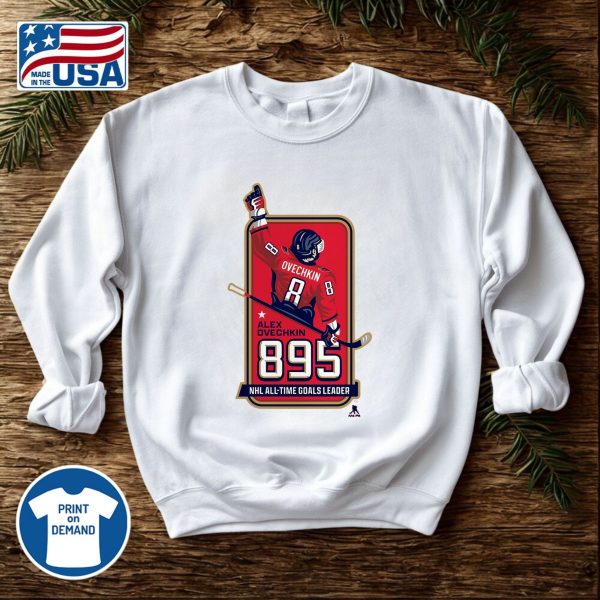 895 goal machine since 2005 shirt alex ovechkin