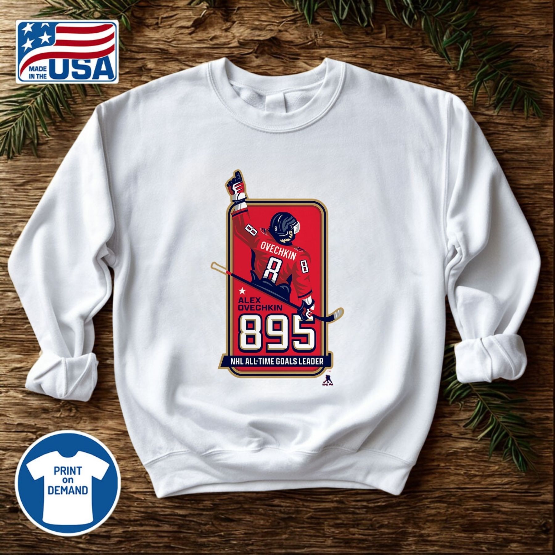 895 Goal Machine Since 2005 Shirt Alex Ovechkin 7 895 goal machine since 2005 shirt alex ovechkin