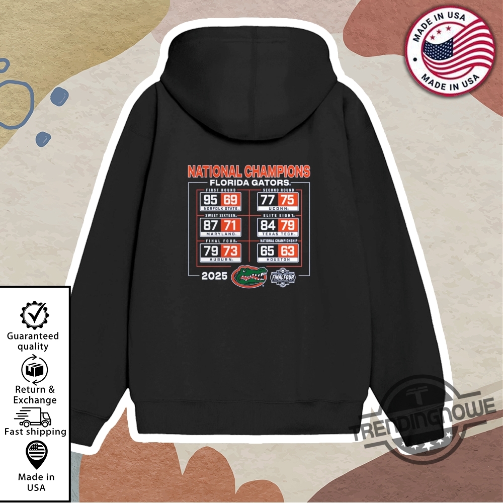 Florida Gators 2025 National Champions Schedule T Shirt Florida National Championship Shirt 11 Florida Gators 2025 National Champions Schedule T Shirt Florida National Championship Shirt