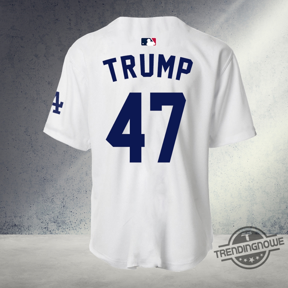 "Shop Dodgers Jerseys and Trendy Supreme Shirts for Spring 2023" 2 Los Angeles Dodgers Trump 47 Jersey