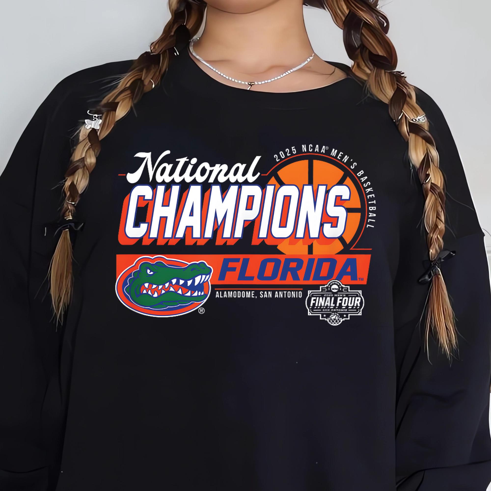 Florida Gators Basketball Final Four 2025 Championship Shirt 4 Florida Gators Basketball Final Four 2025 Championship Shirt
"