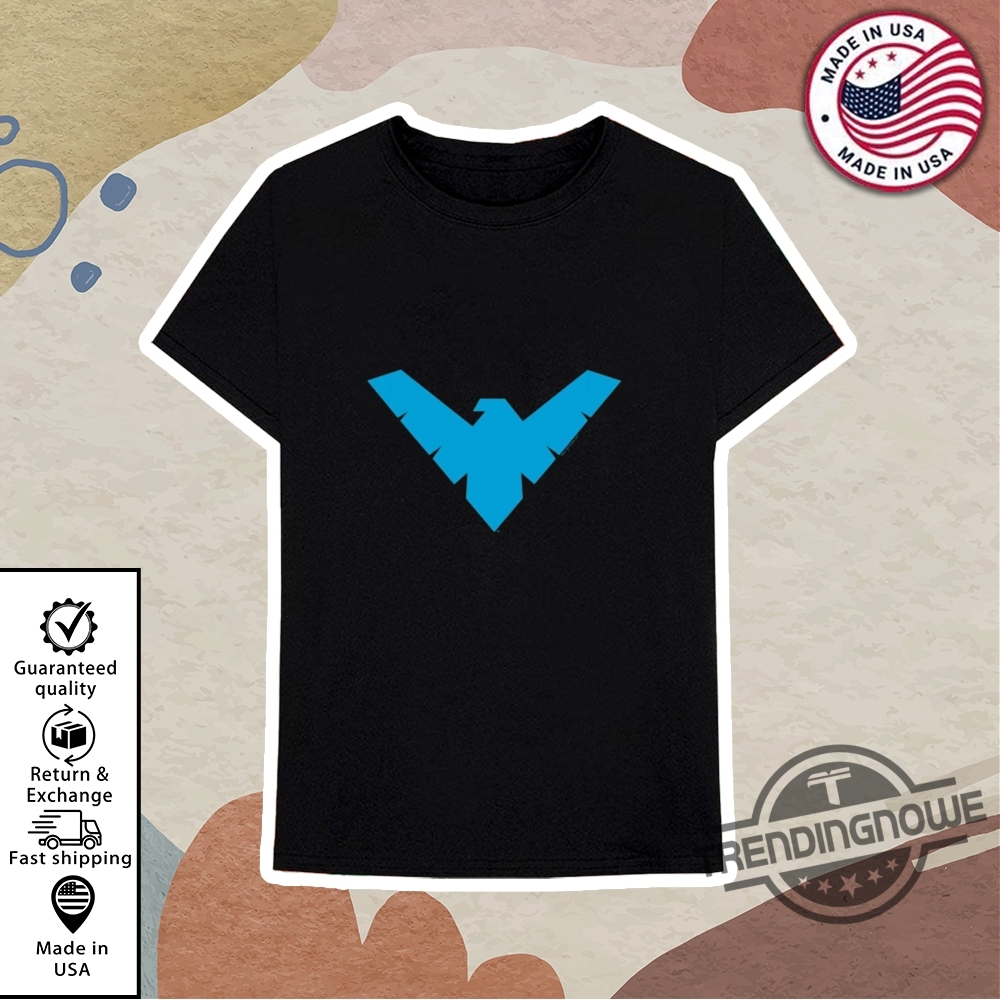 Wickedtees Batman Nightwing Symbol Shirt 10 WickedTees Batman Nightwing Symbol Shirt