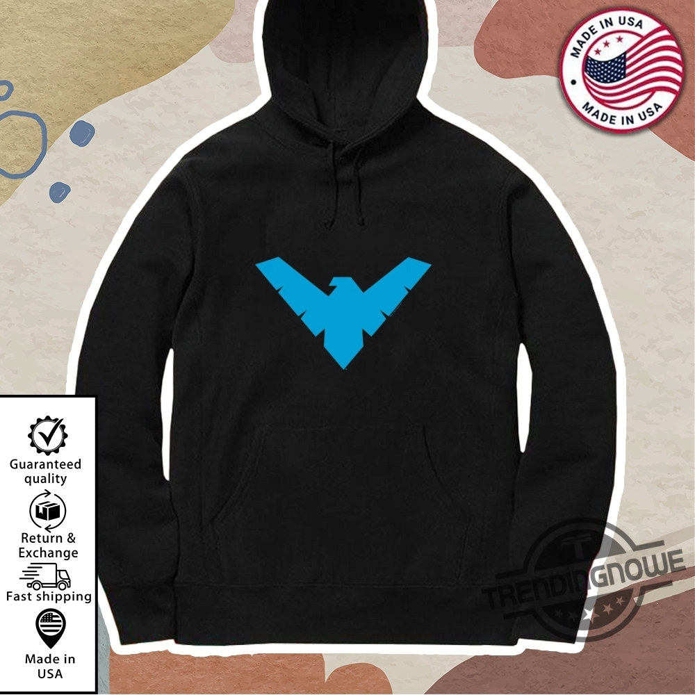 Wickedtees Batman Nightwing Symbol Shirt 11 WickedTees Batman Nightwing Symbol Shirt