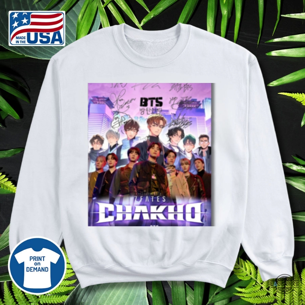 7Fates Chakho Bts Characters Shirt With Signatures 10 7fates chakho bts characters shirt with signatures