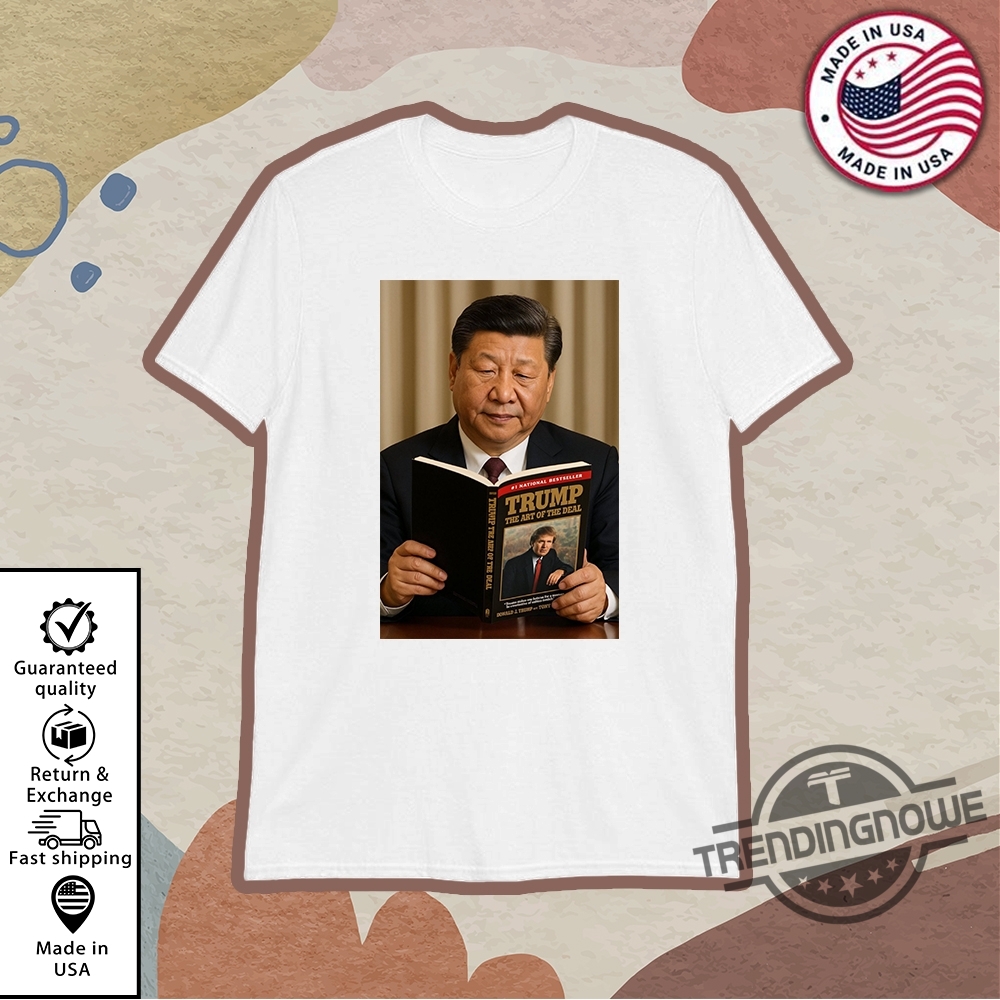 Funny Xi Jinping Read Trump Book Shirt trendingnowe 1