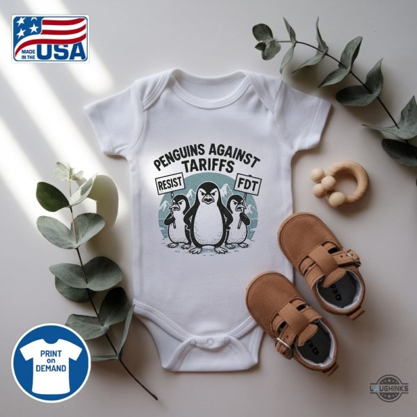 new penguins against tariffs fdt resist shirt
