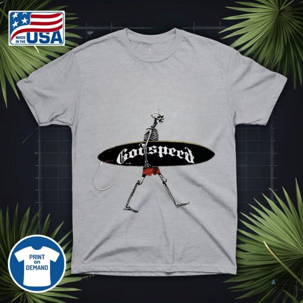 new godspeed skeleton shirt reprinted