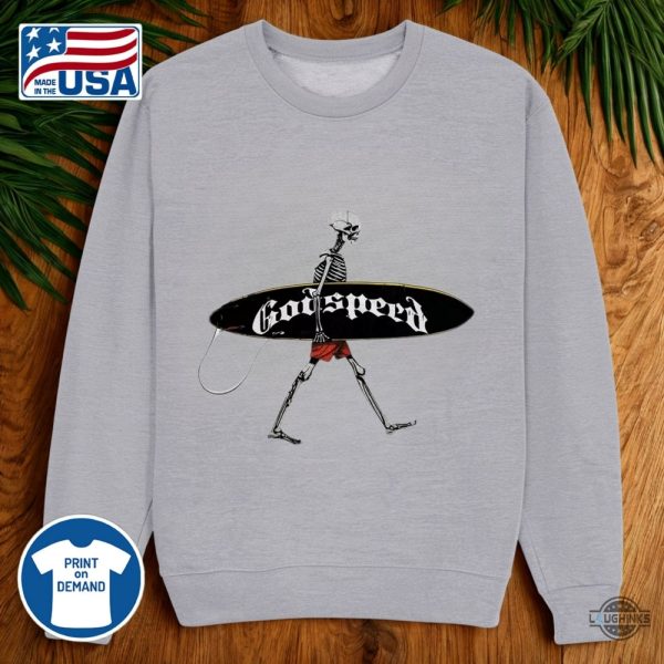 new godspeed skeleton shirt reprinted