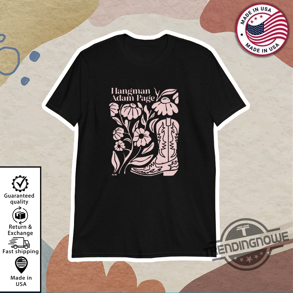 Hangman Adam Page Flowers Is Plants Shirt trendingnowe 1