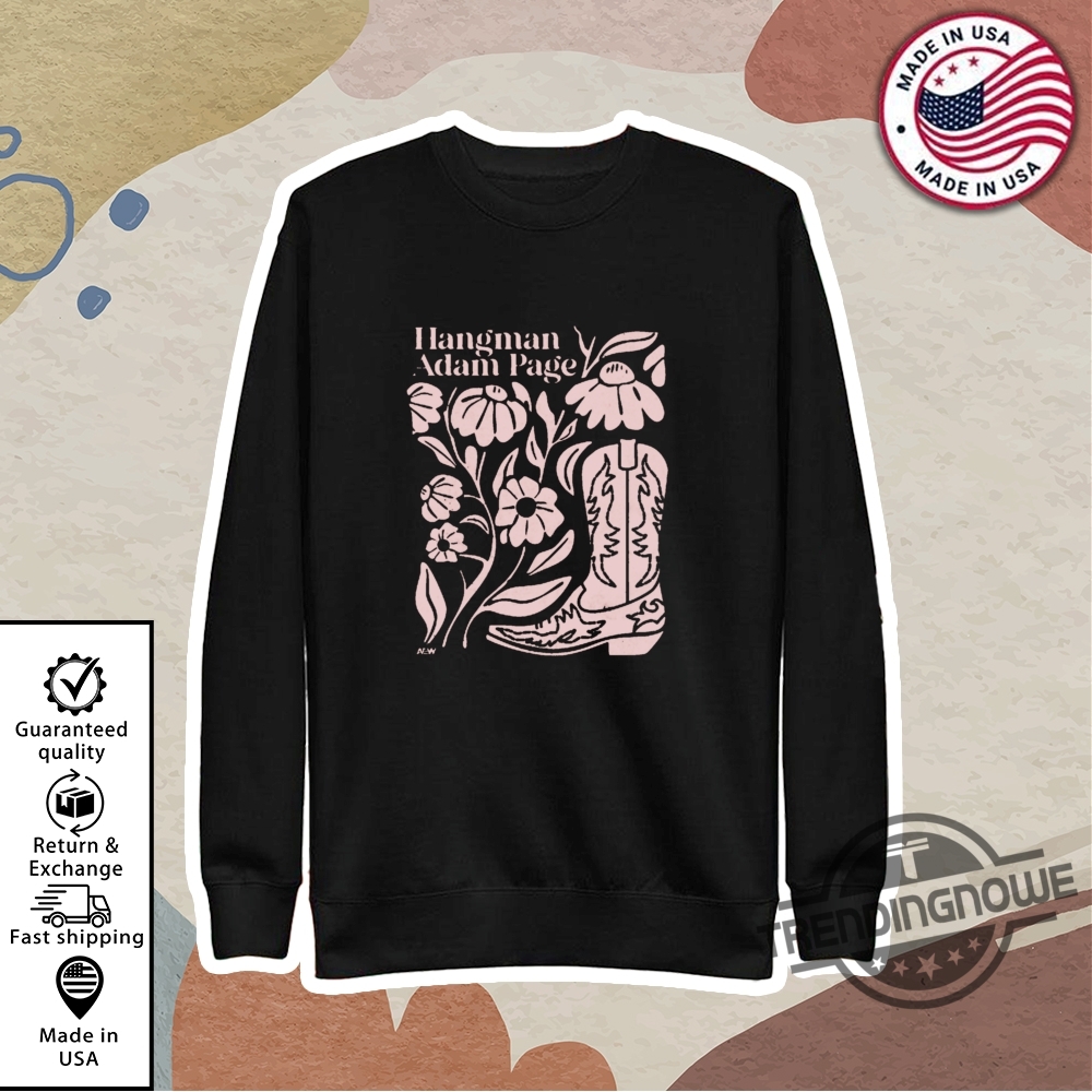 Hangman Adam Page Flowers Is Plants Shirt 9 Hangman Adam Page Flowers Is Plants Shirt