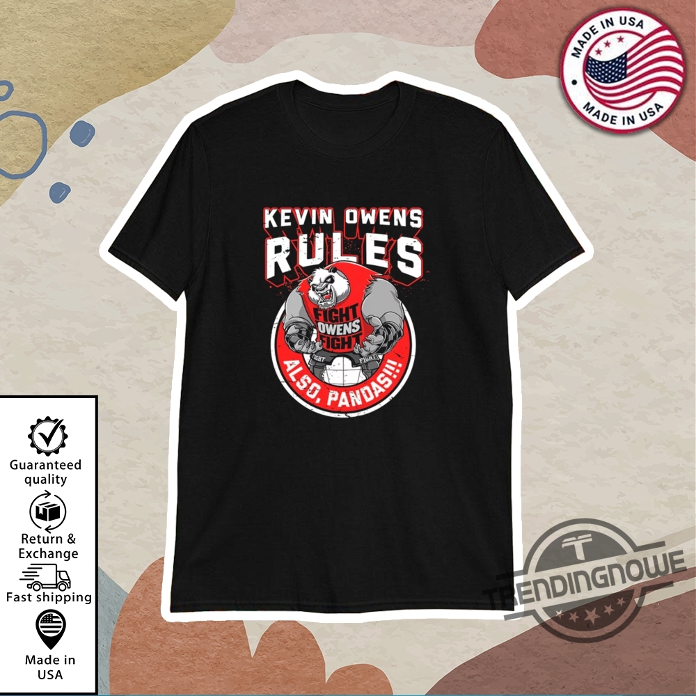 "Top 5 Trendy Shirts for Basketball Fans and Pop Culture Enthusiasts" 20 Kevin Owens Also Pandas Shirt