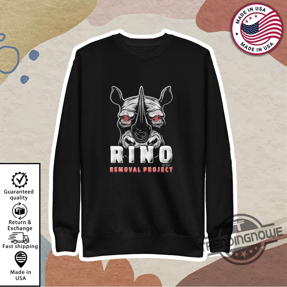 Rino Removal Project Logo Shirt 9 Rino Removal Project Logo Shirt