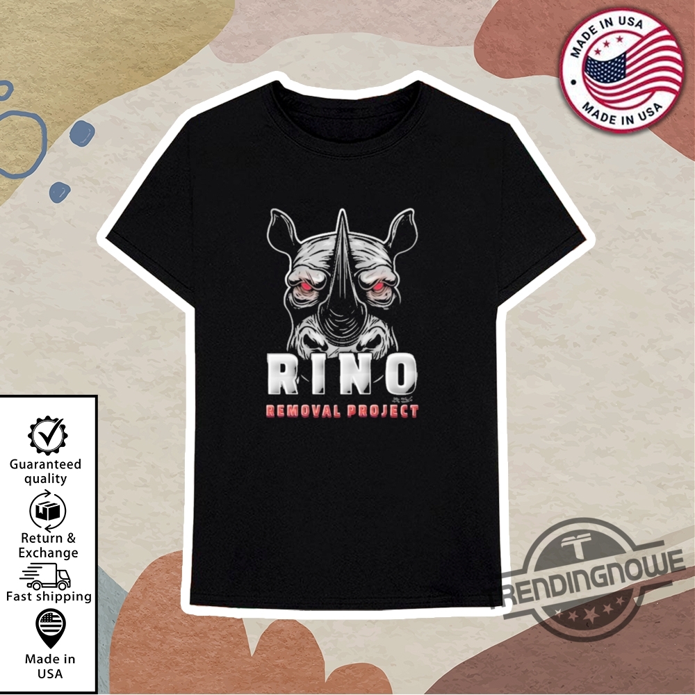 Rino Removal Project Logo Shirt 10 Rino Removal Project Logo Shirt