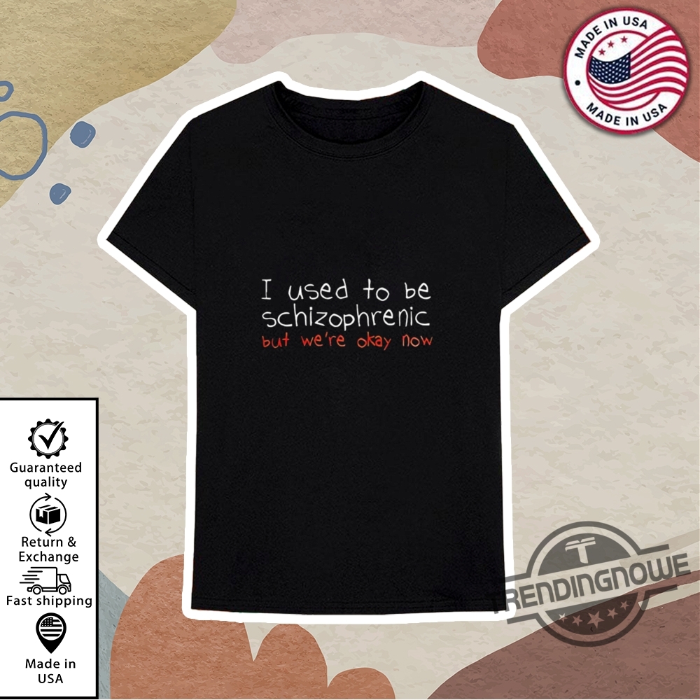 I Used To Be Schizophrenic Shirt 10 I Used To Be Schizophrenic Shirt