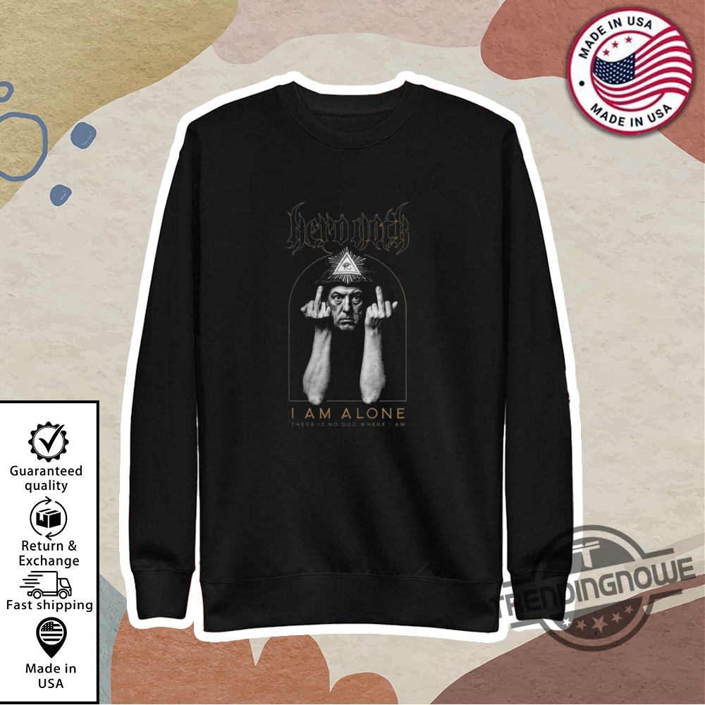 Behemoth Nero Noir I Am Alone Shirt 9 Behemoth Nero Noir I Am Alone Shirt