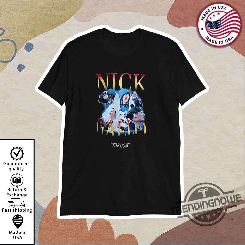 Official Nick Gallo The Goat Shirt trendingnowe 1