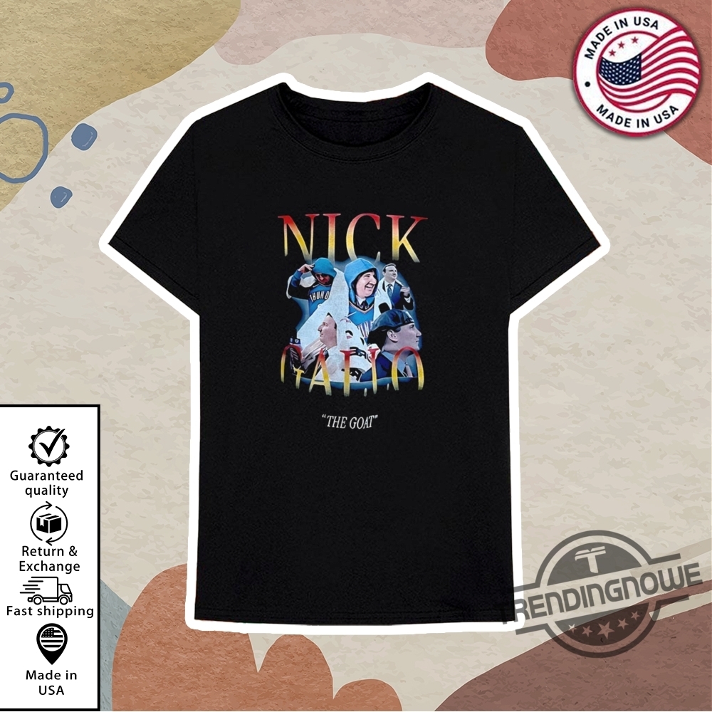 Official Nick Gallo The Goat Shirt 10 Official Nick Gallo The Goat Shirt