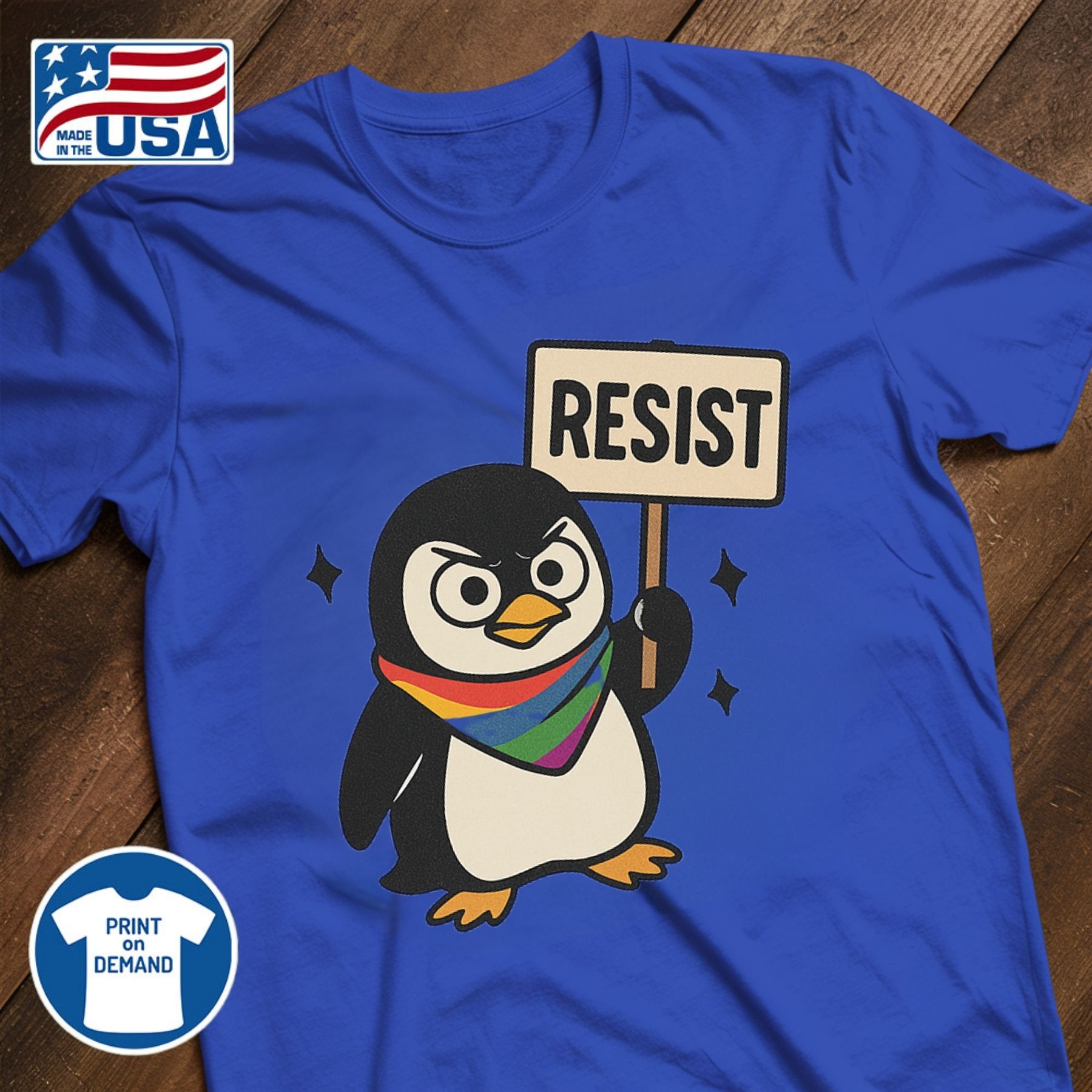 Lgbtq Penguins Resist Shirt Anti Trump 13 Lgbtq Penguins RESIST Shirt Anti Trump
"