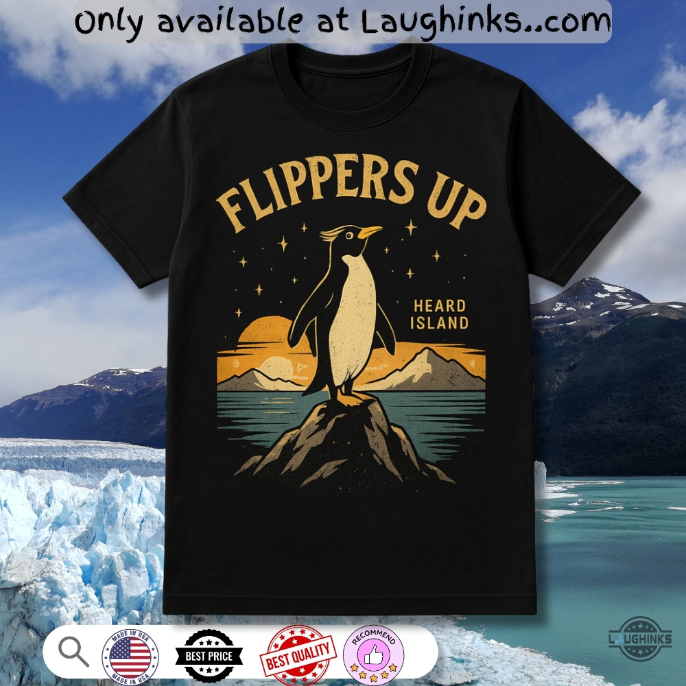 Funny Tariffs Fdt Penguins Flippers Up Shirt Heard Island 5 Funny Tariffs FDT Penguins Flippers Up shirt Heard Island