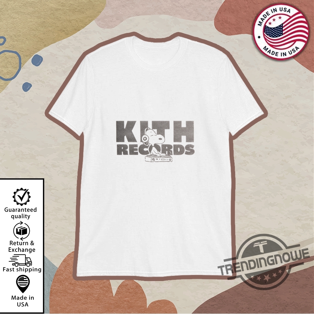"Top 2025 Shirts: Survived Trump Recession and Celebrity Apparel" 19 Kith Peanuts Kith Records Shirt