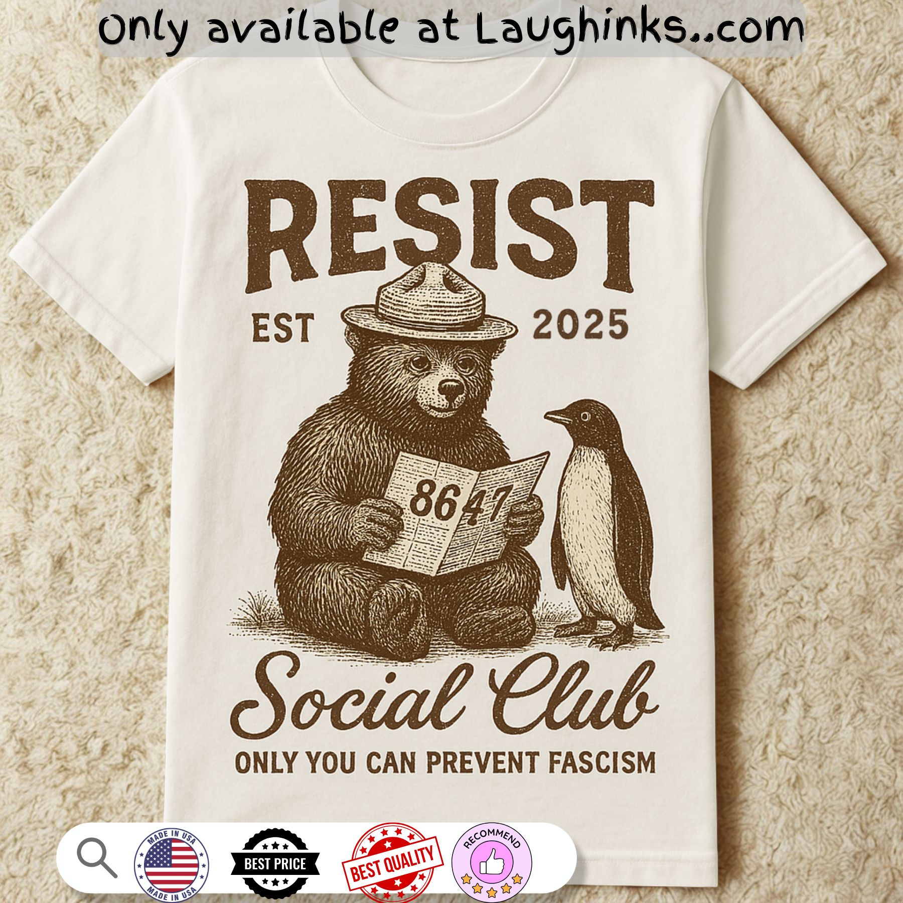 Bears Penguins Resist Shirt Social Club Only You Can Prevent Fascism 8647 5 bears penguins resist shirt social club only you can prevent fascism 8647
