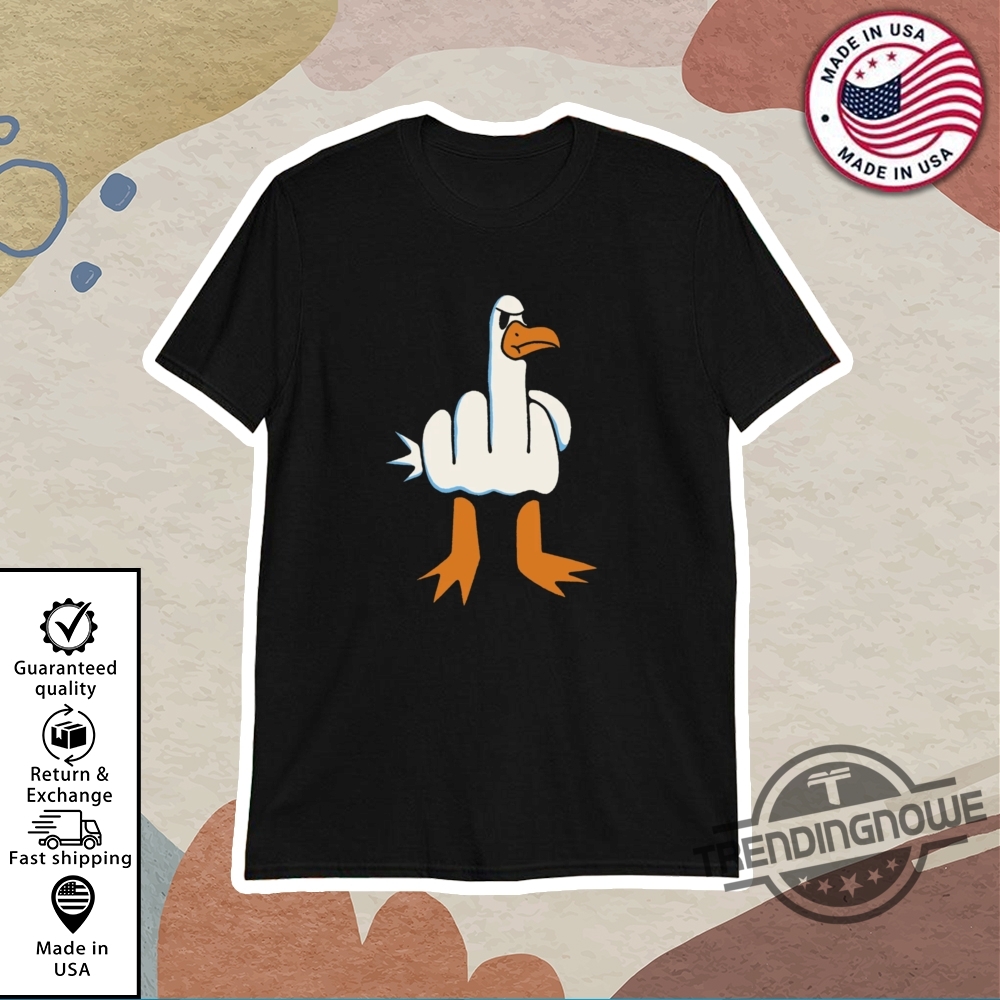 Rude Seagull Middle Finger Shirt trendingnowe 1