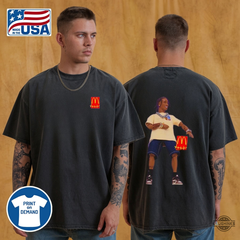 Travis Scott Mcdonalds Cactus Jack Shirt Reprinted 7 Travis Scott mcdonalds cactus jack shirt reprinted
