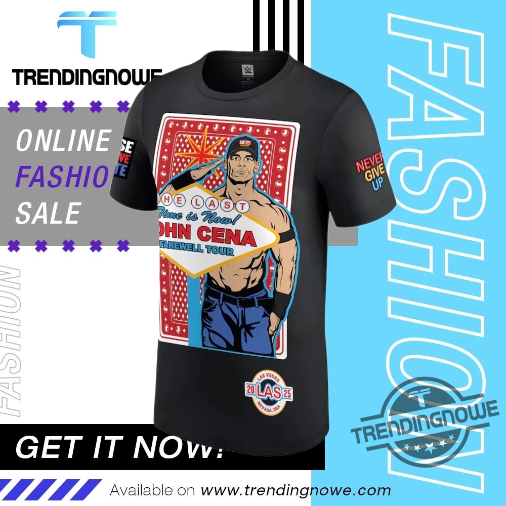 Wwe John Cena Farewell Tour 2025 Las Vegas Shirt 6 WWE John Cena Farewell Tour 2025 Las Vegas Shirt