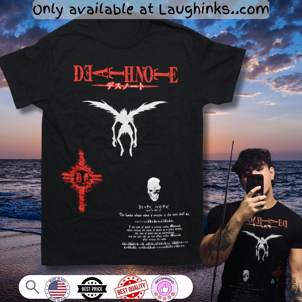 Vintage Death Note T Shirt Hoodie Sweatshirt Reprinted 5 Vintage Death Note T Shirt Hoodie Sweatshirt Reprinted