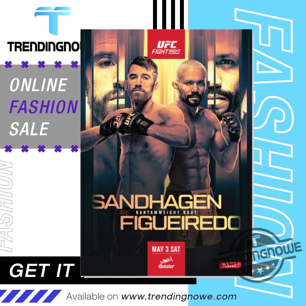 Ufc Fight Night Sandhagen Vs Figueiredo Autographed Event Poster trendingnowe 1