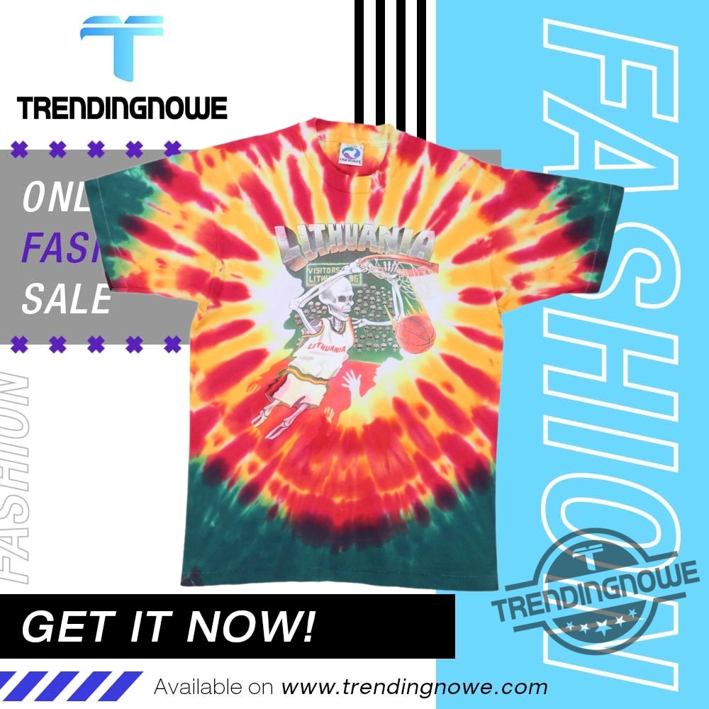 Lithuania Grateful Dead Shirt Grateful Dead Lithuania 1992 Tie Dye Shirt trendingnowe 2
