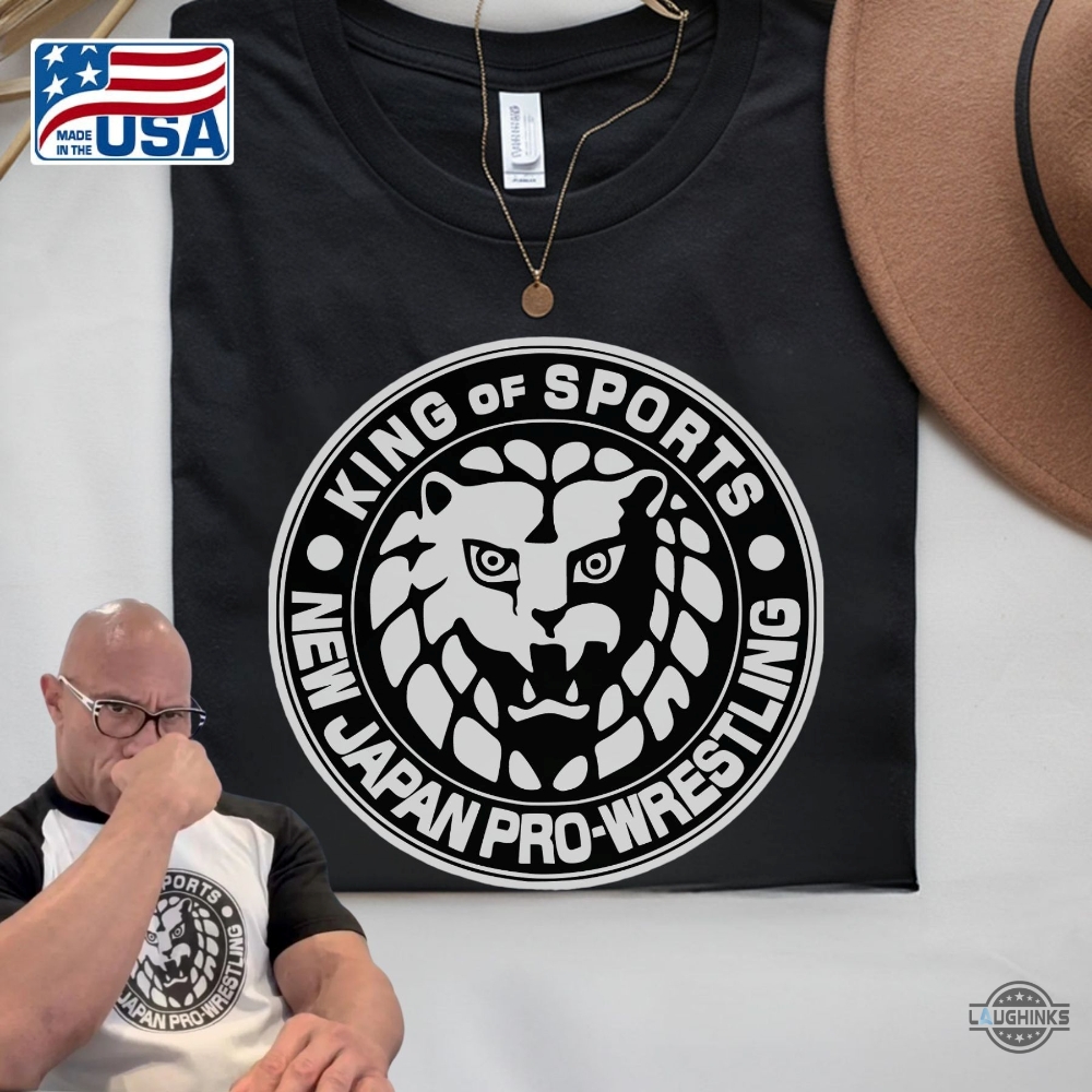 The Rock Njpw New Japan Pro Wrestling King Of Sports Shirt On Instagram 8 The Rock NJPW New Japan Pro Wrestling King of Sports shirt on instagram