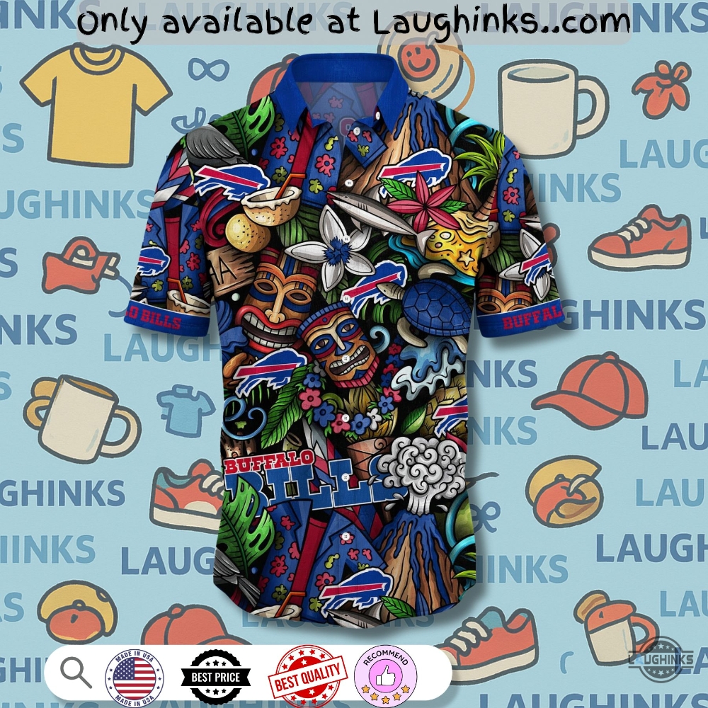 Tiki Tribal Buffalo Bills Aloha Hawaiian Shirt 6 Tiki Tribal Buffalo Bills Aloha Hawaiian Shirt