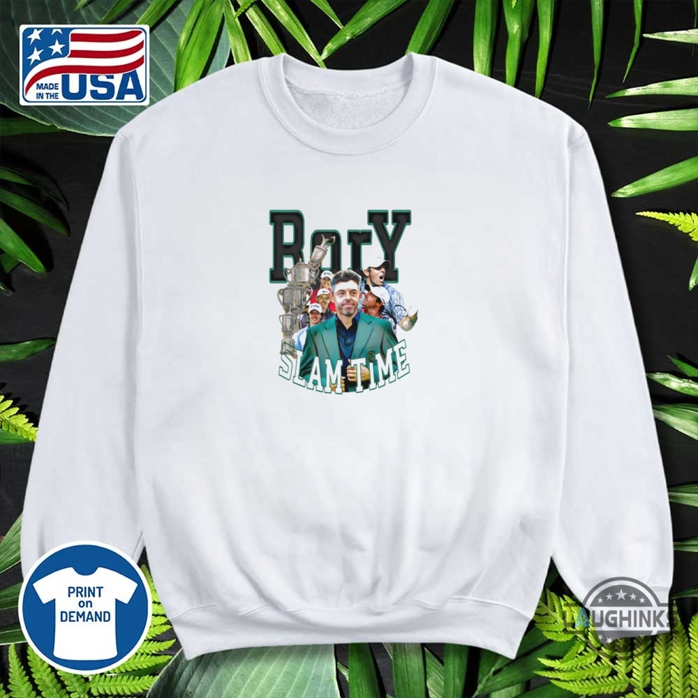 Rory Mcilroy Slam Time Masters Golf Tournament Shirt 10 Rory Mcilroy Slam Time Masters Golf Tournament Shirt