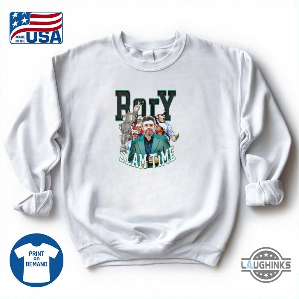 Rory Mcilroy Slam Time Masters Golf Tournament Shirt 12 Rory Mcilroy Slam Time Masters Golf Tournament Shirt