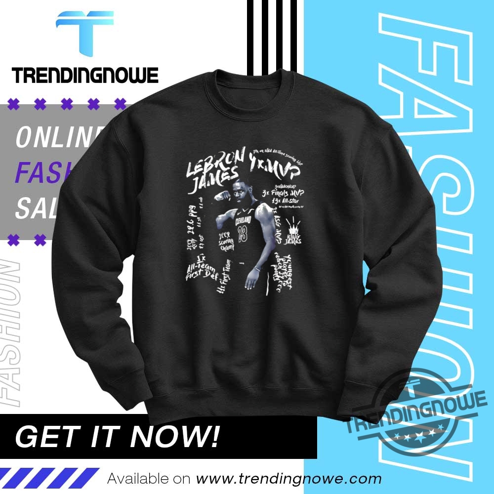 Lebron James 4X Mvp Shirt 10 LeBron James 4X MVP Shirt