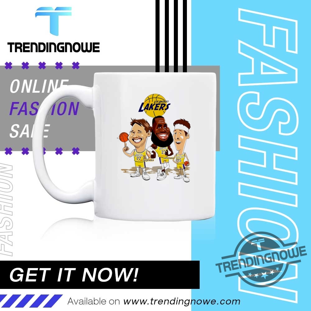 Los Angeles Lakers Lebron James Luka Doncic And Austin Reaves Cartoons Shirt 11 Los Angeles Lakers LeBron James Luka Doncic And Austin Reaves Cartoons Shirt