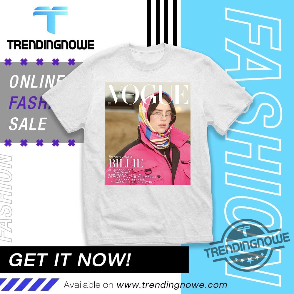 Billie Eilish The Cover Of British Vogue Shirt trendingnowe 1