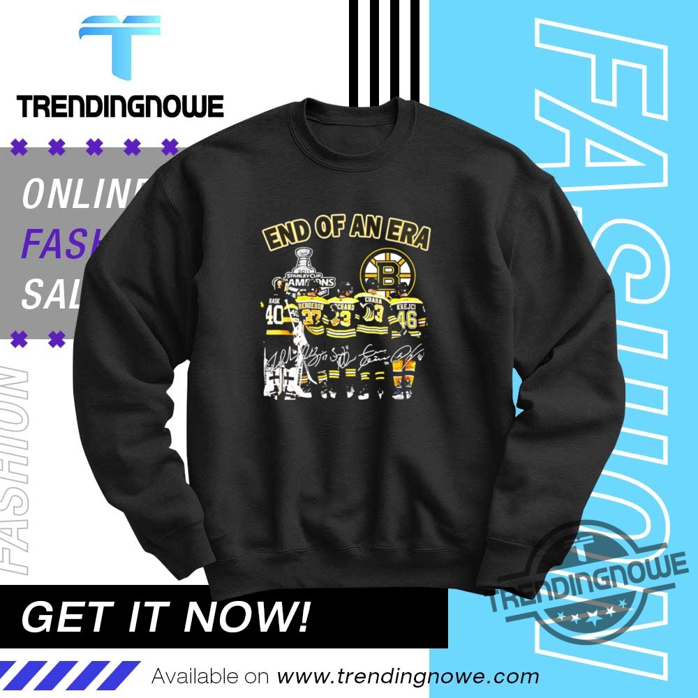 Boston Bruins End Of An Era 2025 Shirt 10 Boston Bruins End Of An Era 2025 shirt