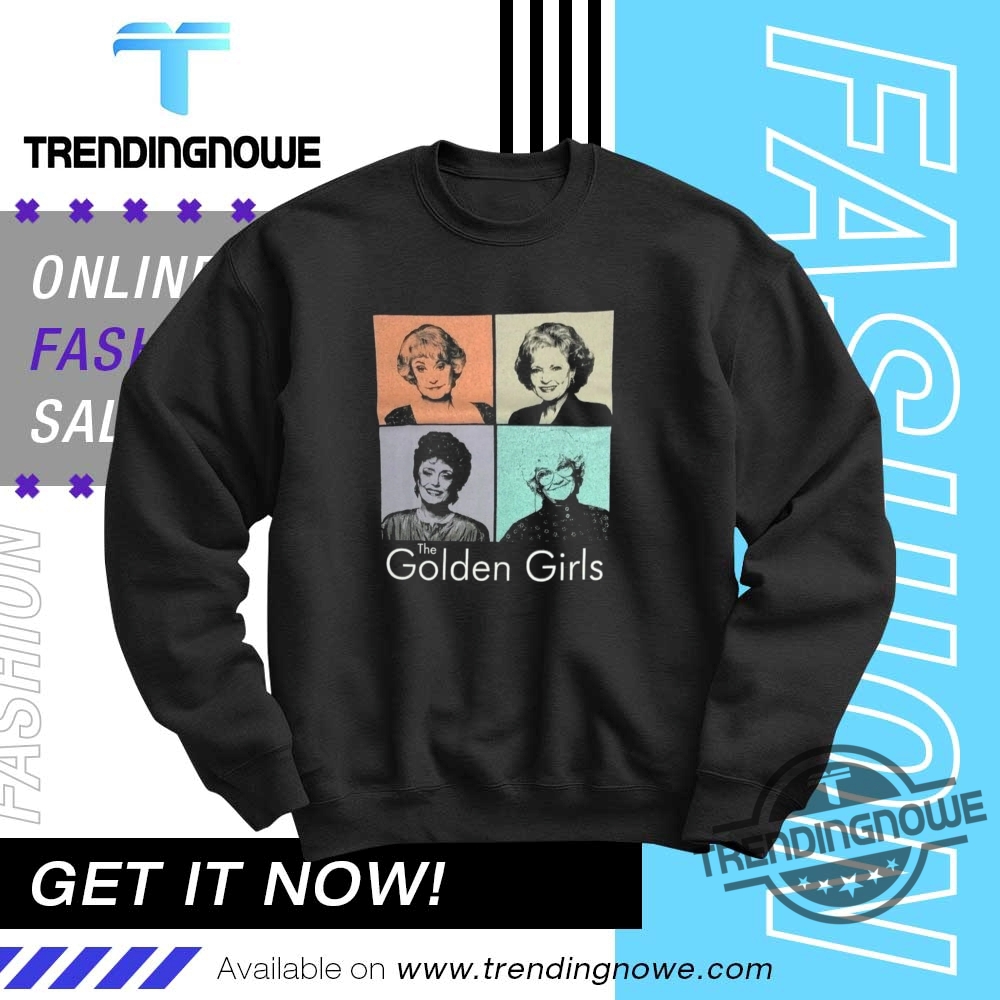 The Golden Girls Group Photo Shirt Classic Tv Sitcom Tee 10 The Golden Girls Group Photo Shirt Classic TV Sitcom Tee