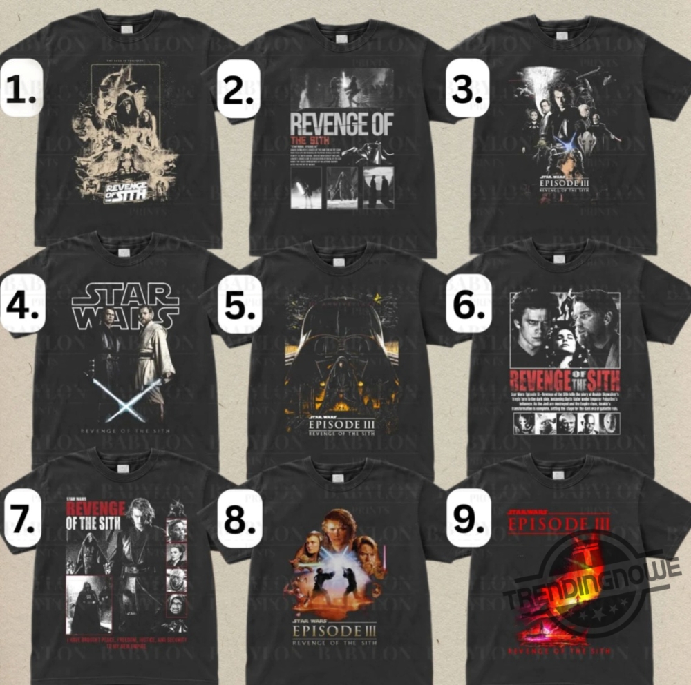 Custom Star Wars Revenge Of The Sith 20Th Shirt trendingnowe 1