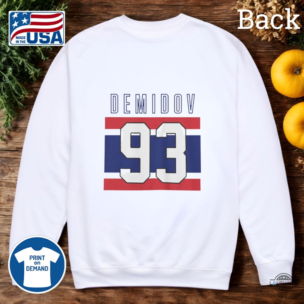 Ivan Demidov Montreal Canadiens Hockey Shirt Back Side 7 Ivan Demidov Montreal Canadiens Hockey Shirt Back Side