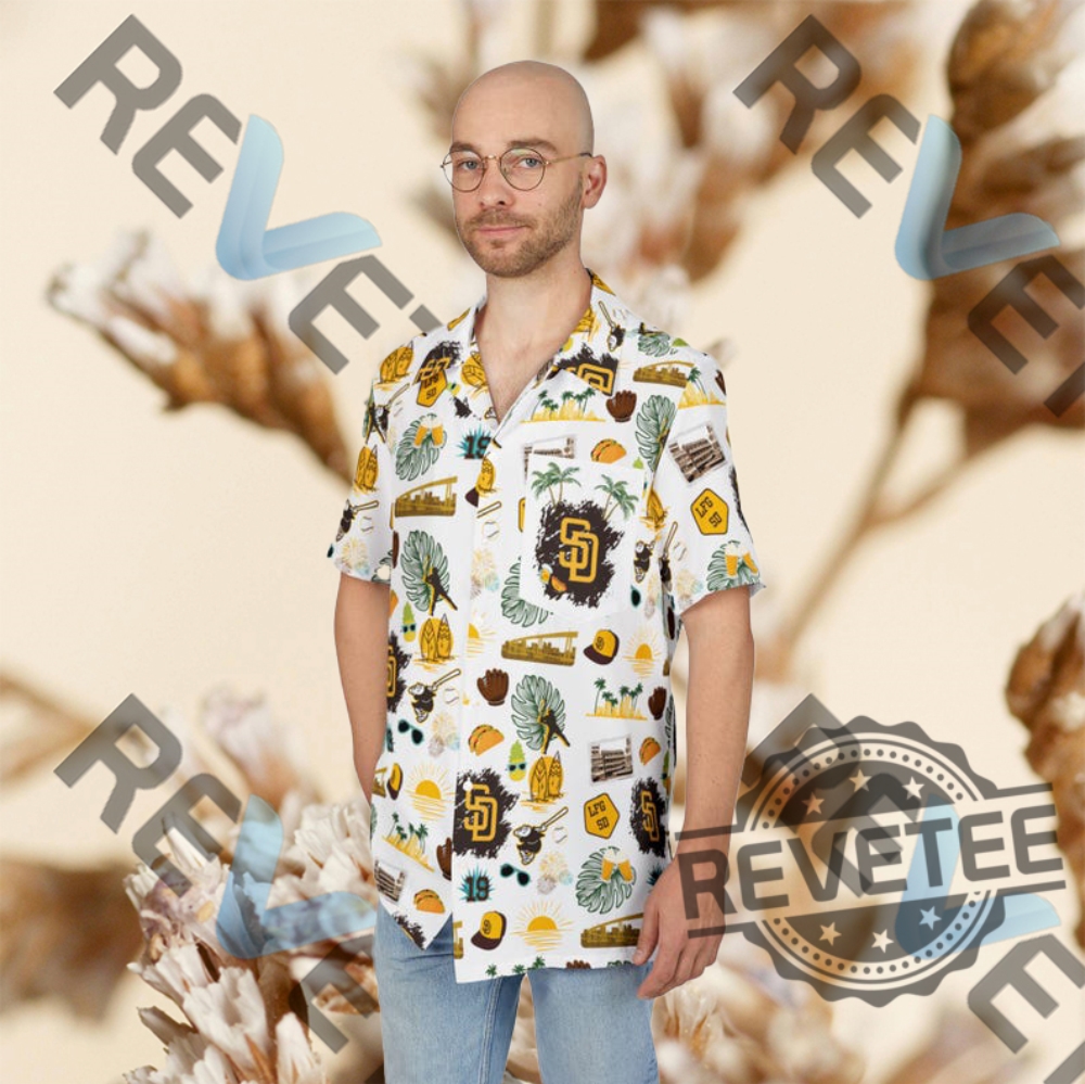 Padres Hawaiian Aloha Shirts revetee 1